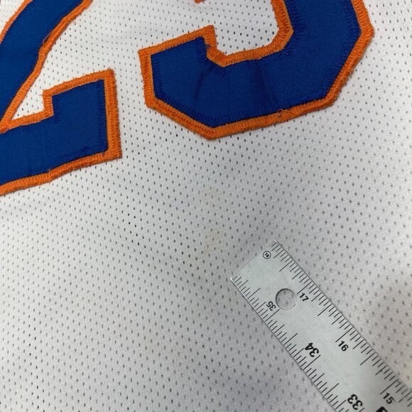Michael Jordan Basketball Jersey Tune Squad Mens Small White Blue Warner Bros 23 - Picture 12 of 13